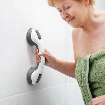Shower Grab Bar – Strong Suction & No Drill Install | Bathroom Safety Handle For Eldery With Secure Grip Neriona