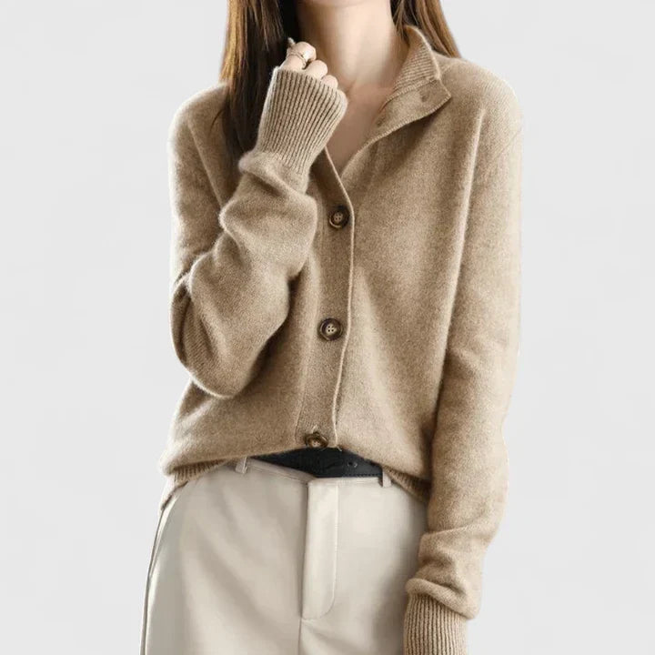 Josephine | Refined Collared Cardigan
