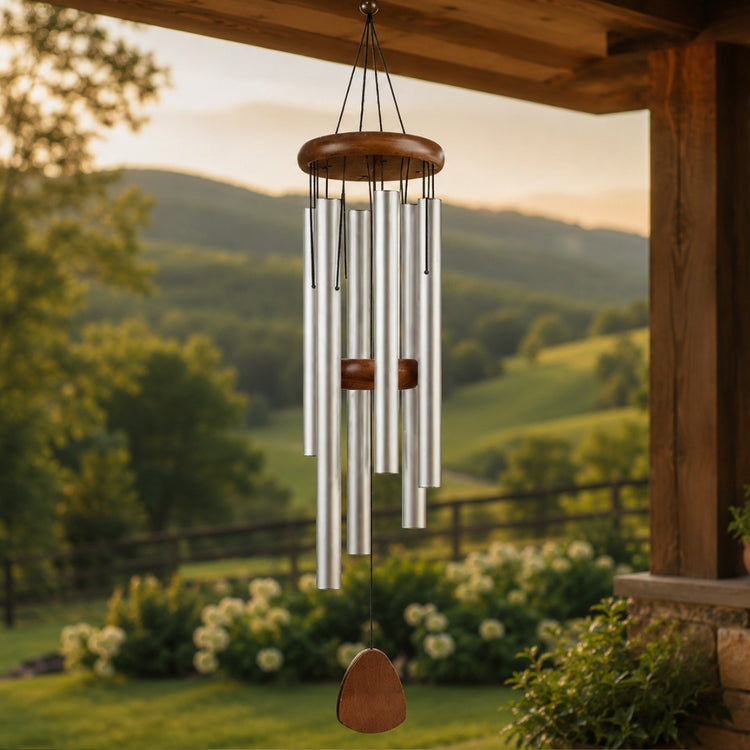 Aluminium Deep Tone Wind Chimes | Peaceful armosphere, Large Outdoor Garden Chimes