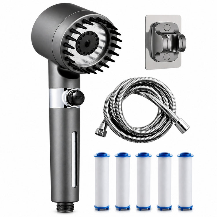 High Pressure Filter Shower Head 3 Modes | Handheld Shower With Strong Flow and Clean Water for Comfortable Everyday Use Neriona Shower Head Set