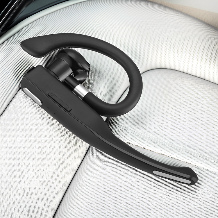 Business Bluetooth Headset – Wireless Noise Cancelling Earpiece | Dual Mic Hands Free Headset for Office, Calls & Everyday Use Neriona