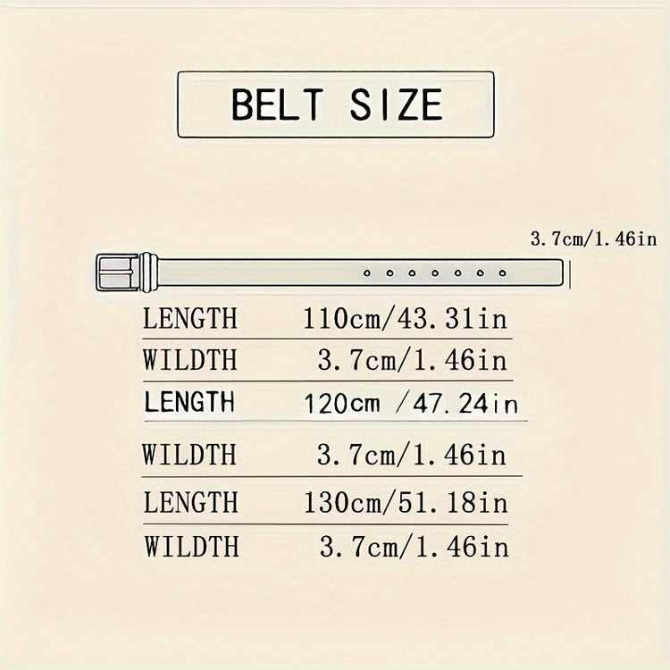 Men’s Leather Belt - Automatic Buckle Adjustable | Cowhide Belt for Business Casual Jeans and Everyday Wear No Holes Design Neriona