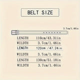 Men’s Leather Belt - Automatic Buckle Adjustable | Cowhide Belt for Business Casual Jeans and Everyday Wear No Holes Design Neriona