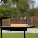 Periodic Table with Real Elements | Illuminated Acrylic Element Table for Desk Decor Office and Science Gifts Neriona
