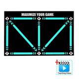Football Pro Training Mat - Home Soccer Practice System | Ball Control, Dribbling & Skill Training Program for Young Players Neriona