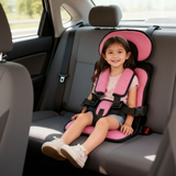 Neriona – Portable & Foldable Child Car Booster Seat | Compact Travel Seat With 5-Point Harness