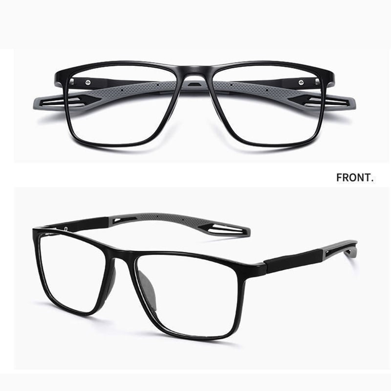 VisionPro – Blue Light Sport Progressive Glasses | Ultra-Light Titanium Multifocal Reading Glasses Neriona Black