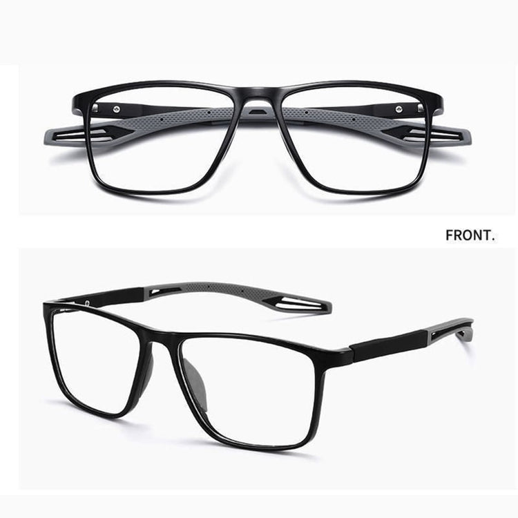 VisionPro – Blue Light Sport Progressive Glasses | Ultra-Light Titanium Multifocal Reading Glasses Neriona Black