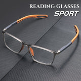 VisionPro – Blue Light Sport Progressive Glasses | Ultra-Light Titanium Multifocal Reading Glasses Neriona Orange