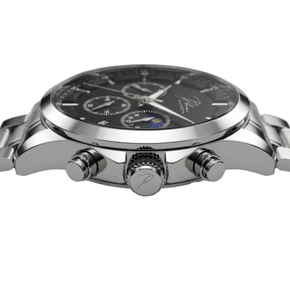 Dominus Stainless Steel Watch Bold Classic Style | Refined Dial Watch With Full Metal Bracelet Neriona