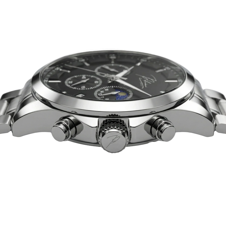 Dominus Stainless Steel Watch Bold Classic Style | Refined Dial Watch With Full Metal Bracelet Neriona