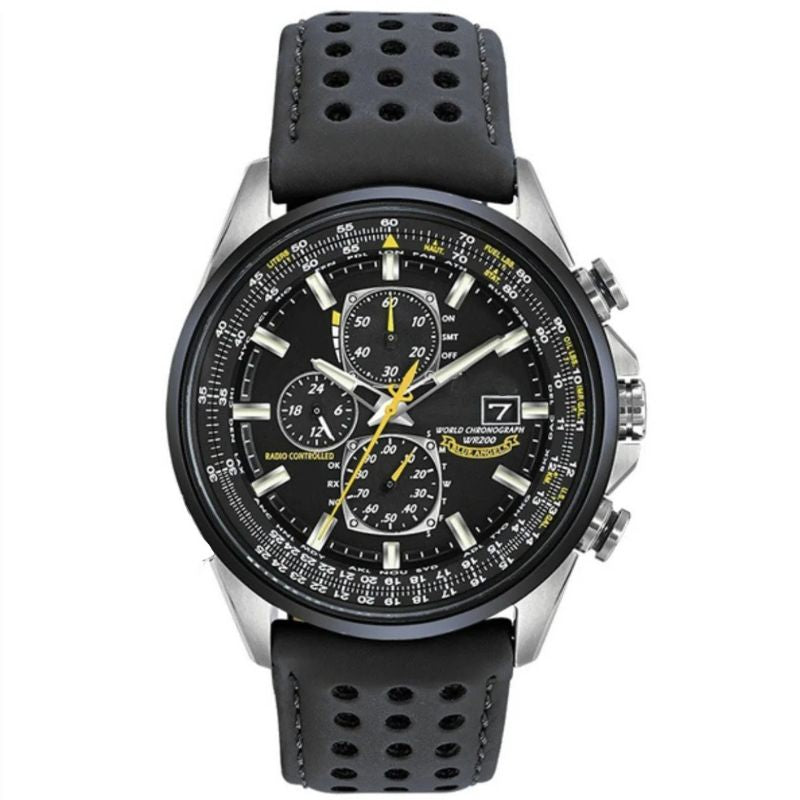 Adrian – Luxury Quartz Watch | Men's Chronograph Watch With Luminous Hands & Calendar Neriona Black