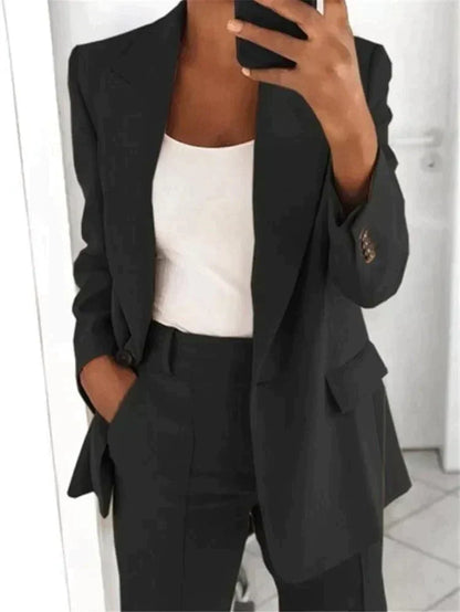 Adrienne – Two Piece Suit Set | Women's Tailored Blazer & Trousers for Work & Business Wear