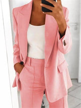 Adrienne – Two Piece Suit Set | Women's Tailored Blazer & Trousers for Work & Business Wear