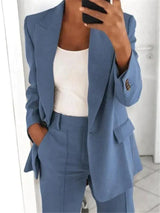 Adrienne – Two Piece Suit Set | Women's Tailored Blazer & Trousers for Work & Business Wear