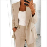 Adrienne – Two Piece Suit Set | Women's Tailored Blazer & Trousers for Work & Business Wear