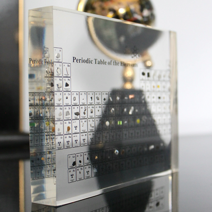 Periodic Table with Real Elements | Illuminated Acrylic Element Table for Desk Decor Office and Science Gifts Neriona