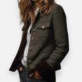JACKY | HERRINGBONE TWEED JACKET