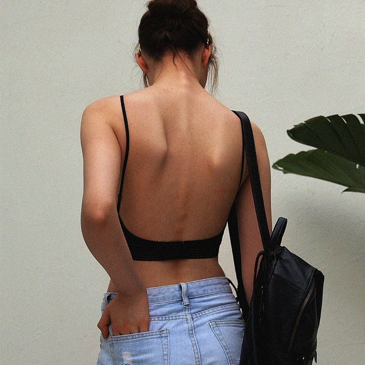 Charlotte – Low Back Wireless Lifting Lace Bra | Invisible Lift For Everyday Comfort