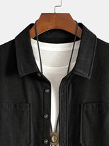 Elias – Ribbed Shacket Jacket | Men's Shirt Jacket for Everyday Layering & Fall Wear