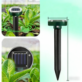 Solar Ultrasonic Rodent Repeller - Outdoor & Waterproof | Rat Deterrent For Gardens & Yards