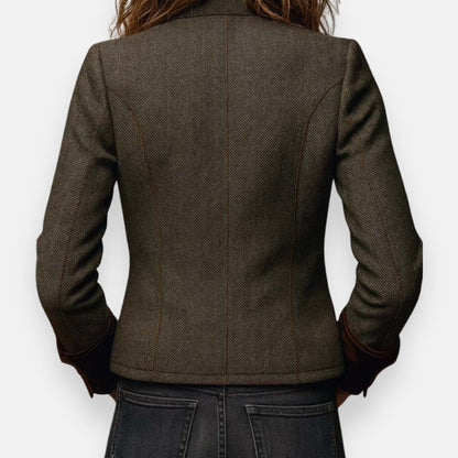 JACKY | HERRINGBONE TWEED JACKET