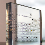 Periodic Table with Real Elements | Illuminated Acrylic Element Table for Desk Decor Office and Science Gifts Neriona