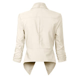 Vivienne | Open-Front Draped Blazer