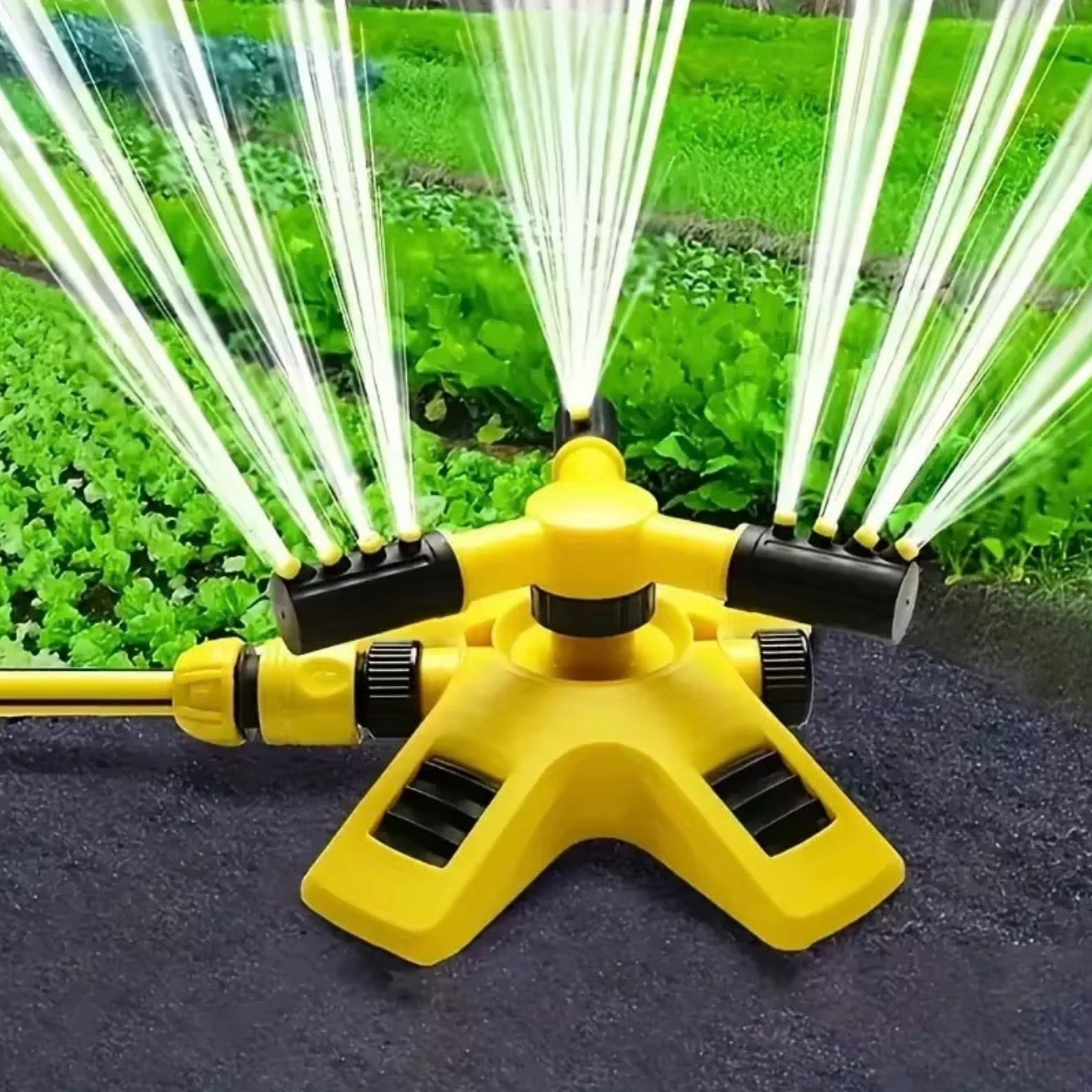 Garden Sprinkler – 360° Rotating Water Sprinkler | Watering System for Gardens, Lawns & Flower Beds Neriona