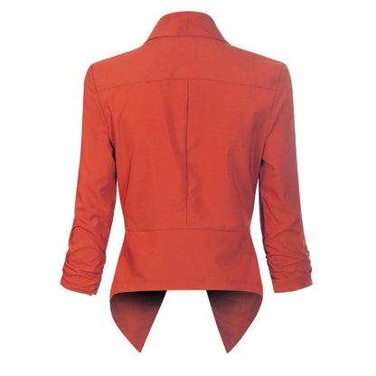 Vivienne | Open-Front Draped Blazer