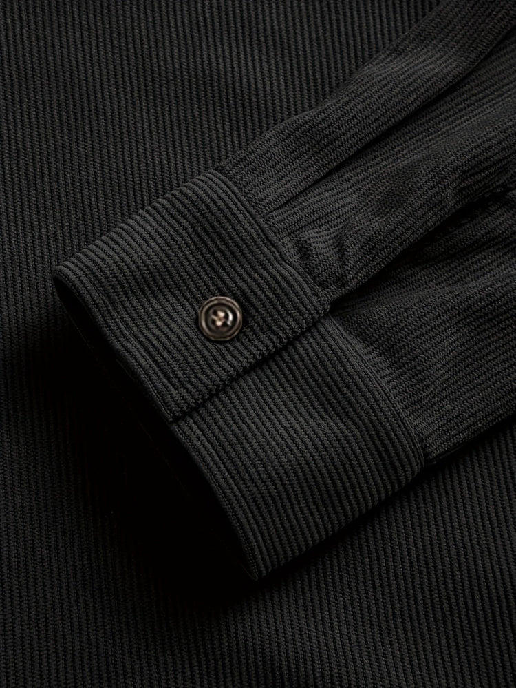 Elias – Ribbed Shacket Jacket | Men's Shirt Jacket for Everyday Layering & Fall Wear