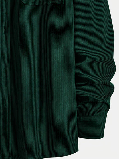 Elias – Ribbed Shacket Jacket | Men's Shirt Jacket for Everyday Layering & Fall Wear