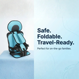 Neriona – Portable & Foldable Child Car Booster Seat | Compact Travel Seat With 5-Point Harness