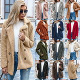 Charlotte – Teddy Button Coat | Warm Fleece Button Jacket For Women Neriona