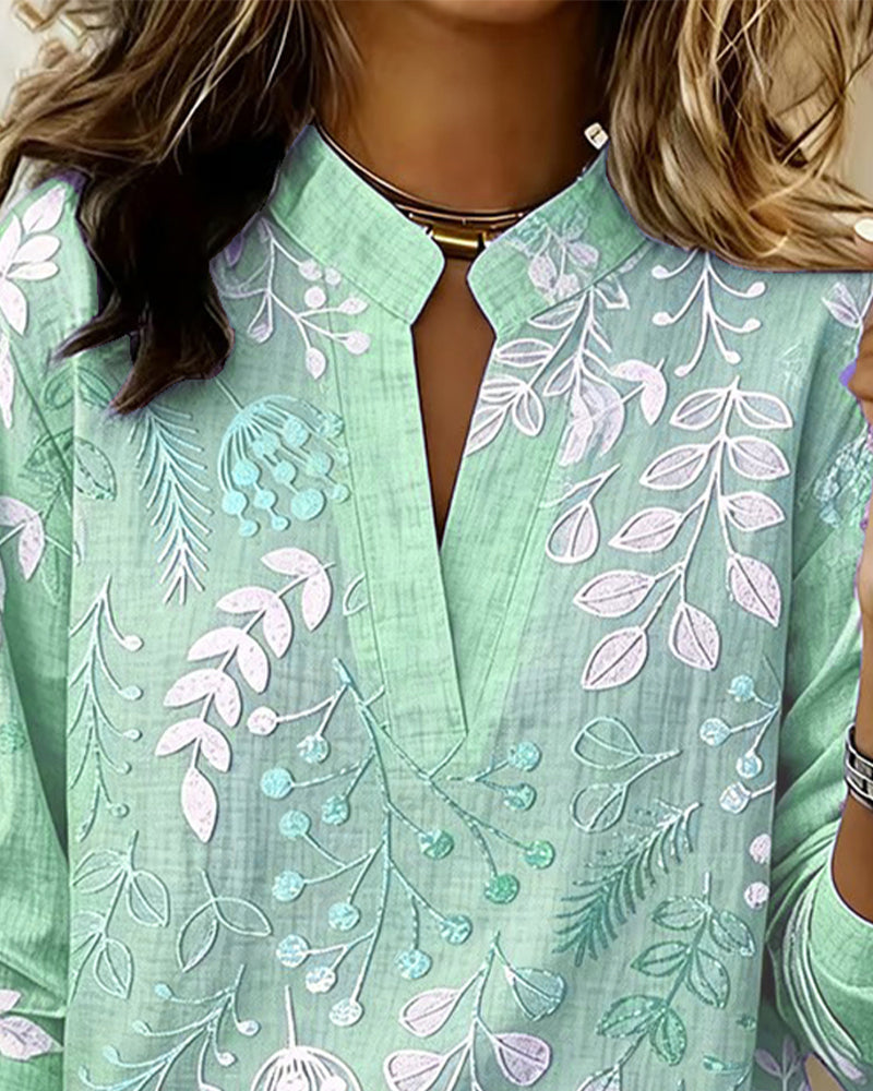 Lillian – Floral V-Neck Blouse | Lightweight Dressy Top For Everyday Elegance Blouses & Shirts Neriona