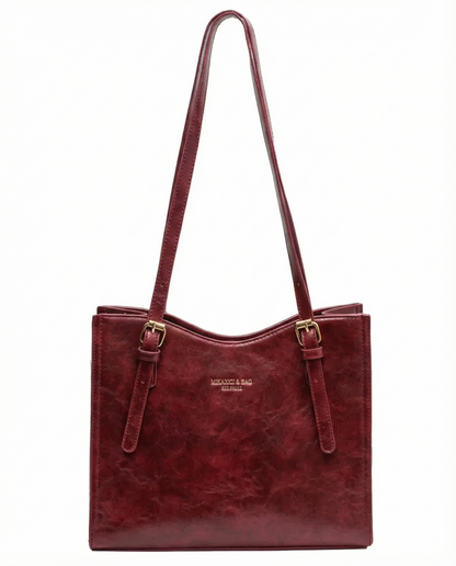 Elena – Leather Tote Bag | Large Everyday Shoulder Handbag For Women