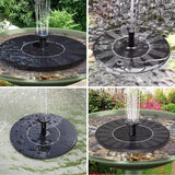 Solar Fountain Pump – Floating Water Fountain for Pond & Pool | Outdoor Solar Water Feature with Spray Nozzles Neriona