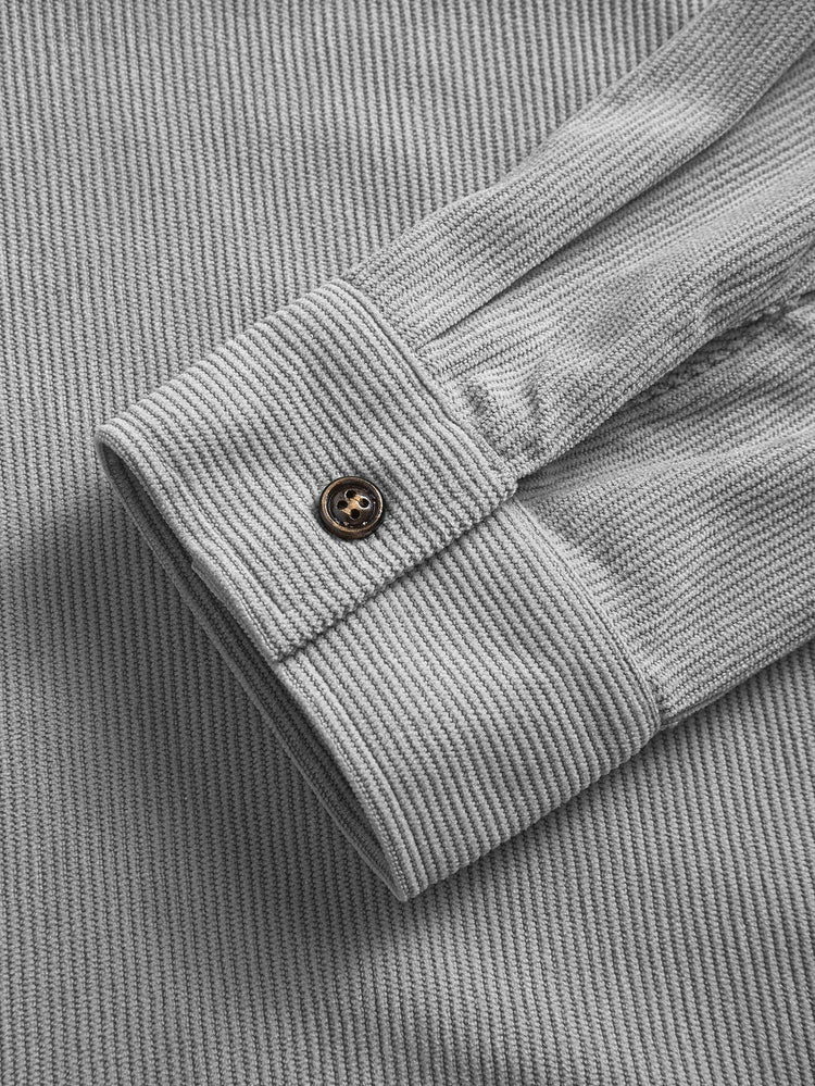 Elias – Ribbed Shacket Jacket | Men's Shirt Jacket for Everyday Layering & Fall Wear