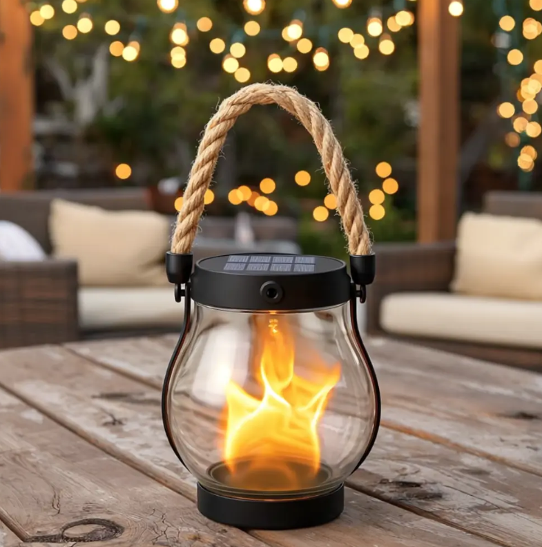 CozyLume™ FireSeed Solar Light – Magical Flame Mood | Cozy Ambience Outdoor Lantern for Garden & Balcony Nights Neriona
