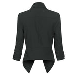 Vivienne | Open-Front Draped Blazer