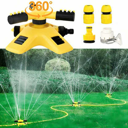 Garden Sprinkler – 360° Rotating Water Sprinkler | Watering System for Gardens, Lawns & Flower Beds Neriona