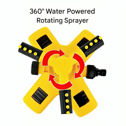 Garden Sprinkler – 360° Rotating Water Sprinkler | Watering System for Gardens, Lawns & Flower Beds Neriona