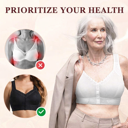 BellaEase – Front Closure Lifting Bra | Wireless Cotton Comfort Bra For Everyday Support Neriona