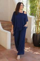 Evy – Luxury Chiffon Two-Piece Set | Elegant Evening Outfit For Special Occasions Neriona