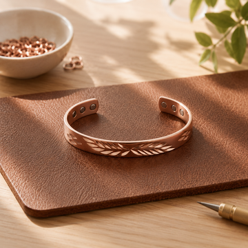 Eclipse Copper Cuff Bracelet | Circular Design for Everyday Wear Bracelet Neriona