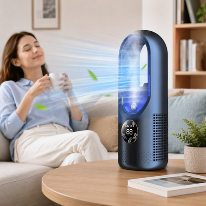 ArcticFlow™ Personal Air Cooler – Portable Air Conditioner | Modern Comfort for Bedrooms, Desks & Apartments