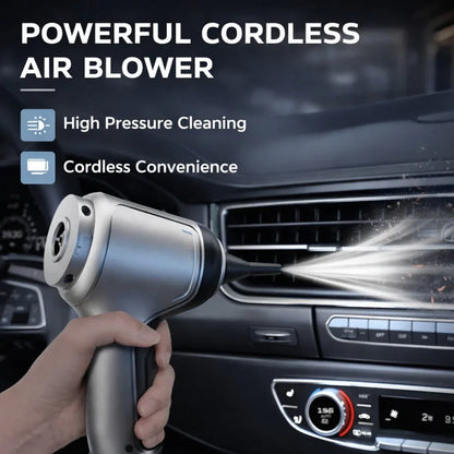 Cordless Car Vacuum – Strong Suction & Air Blower | Portable Handheld Cleaner For Car, Home And Tight Spaces With USB Charging Neriona