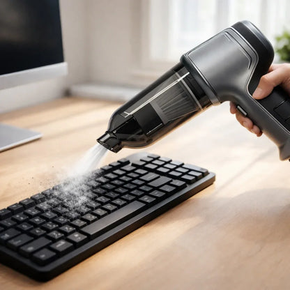 Cordless Car Vacuum – Strong Suction & Air Blower | Portable Handheld Cleaner For Car, Home And Tight Spaces With USB Charging Neriona
