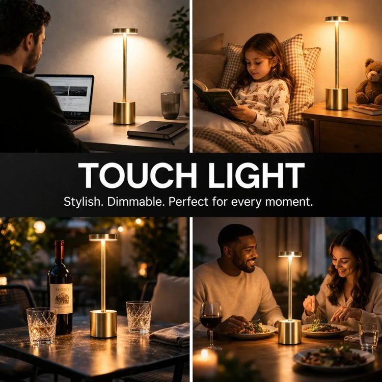 Cordless Table Lamp – Cozy Light With Clean Design | Rechargeable Lamp For Home Or Dining With Soft Lighting Neriona