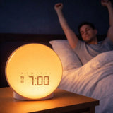Sunrise Wake-Up Light Alarm Clock with Adjustable Sound & Night Light